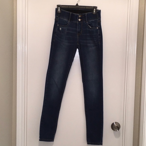 Apt. 9 Straight Leg Tummy Control Jeans Size 0 - Picture 2 of 11